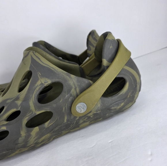 Merrell Hydro Moc Olive Drab Water Shoe Camo Green Croc Sandal Men’s Size 12 main image 12
